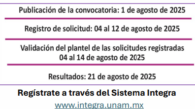 convocatoria becas unam _calendario de becas UNAM