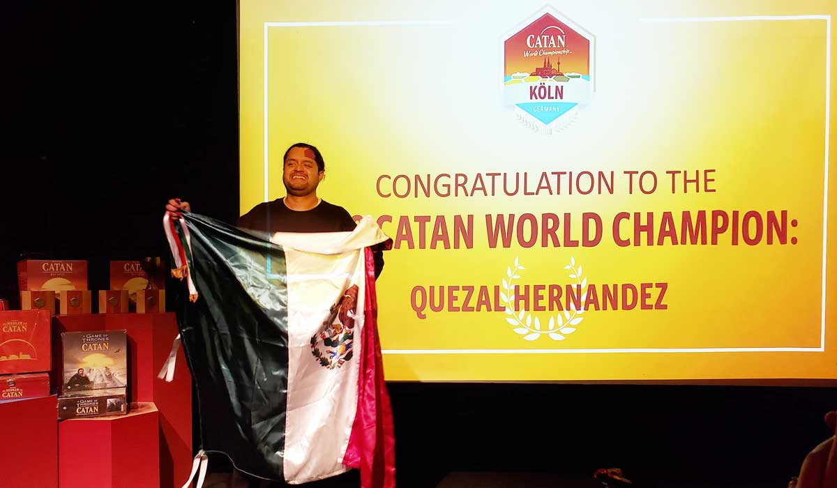México gana por primera vez el Campeonato mundial de Catan