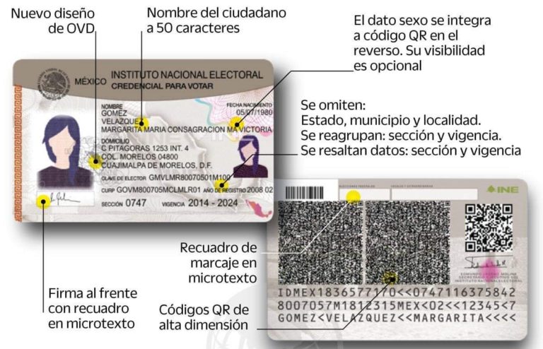 Así Será La Nueva Credencial Del Ine Con Códigos Qr Y Esto Es Lo Que Debes Saber Destacado 2617