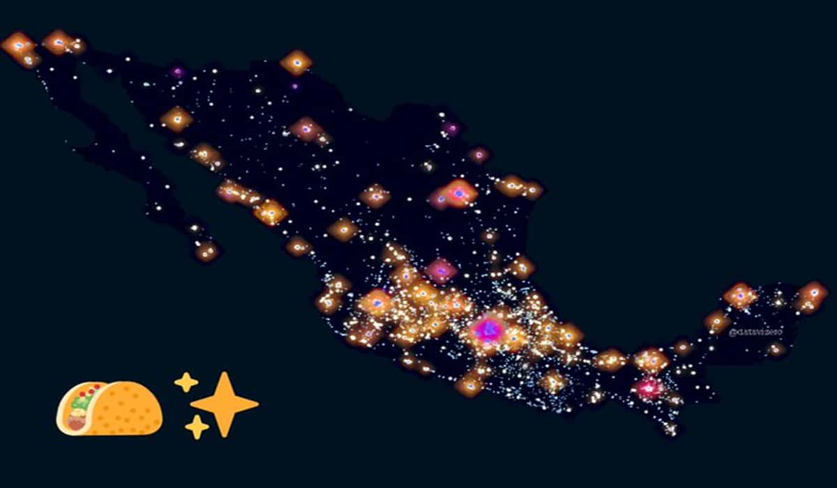¿Dónde hay más taquerías en México? El mejor mapa de todos