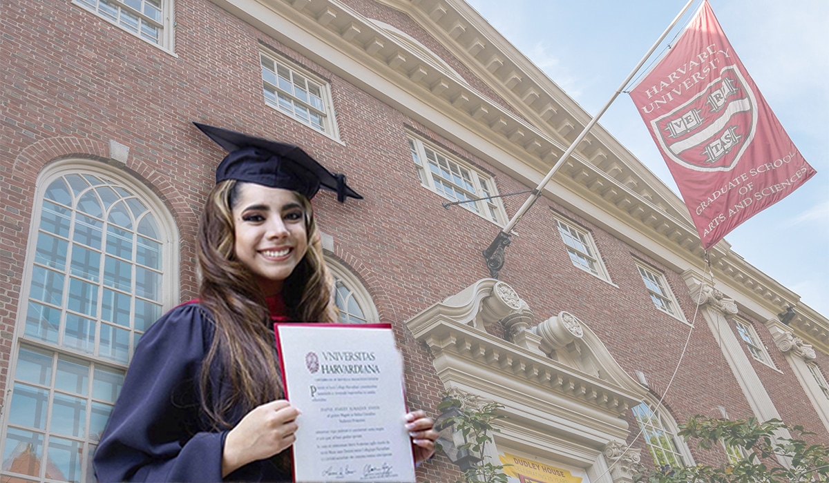 ¡Ojito! Ella es Dafne Almazán, la mexicana más joven en graduarse de un posgrado en Harvard