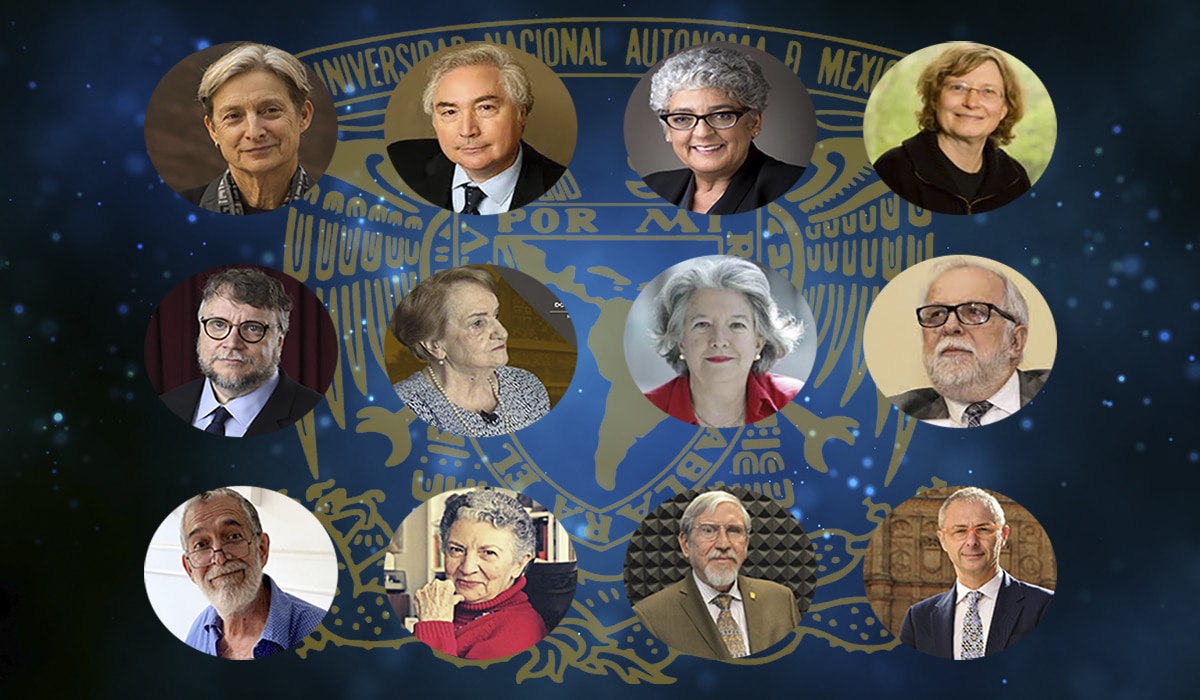 Las 12 personalidades a las que la UNAM confirió un doctorado honoris causa