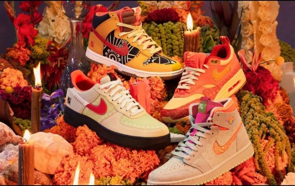Así lucen los nuevos sneakers de Día de Muertos de Nike