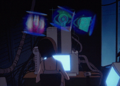 luz azul computadora 