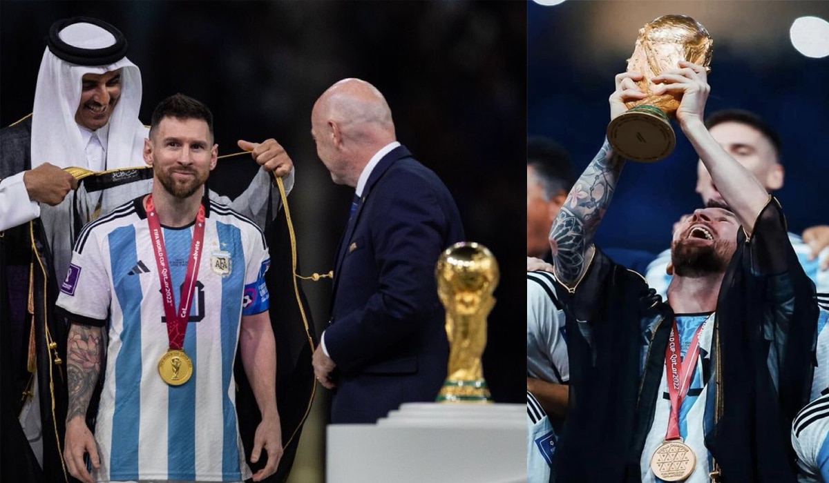 Esto significa la túnica que usó Messi al levantar la Copa del Mundo