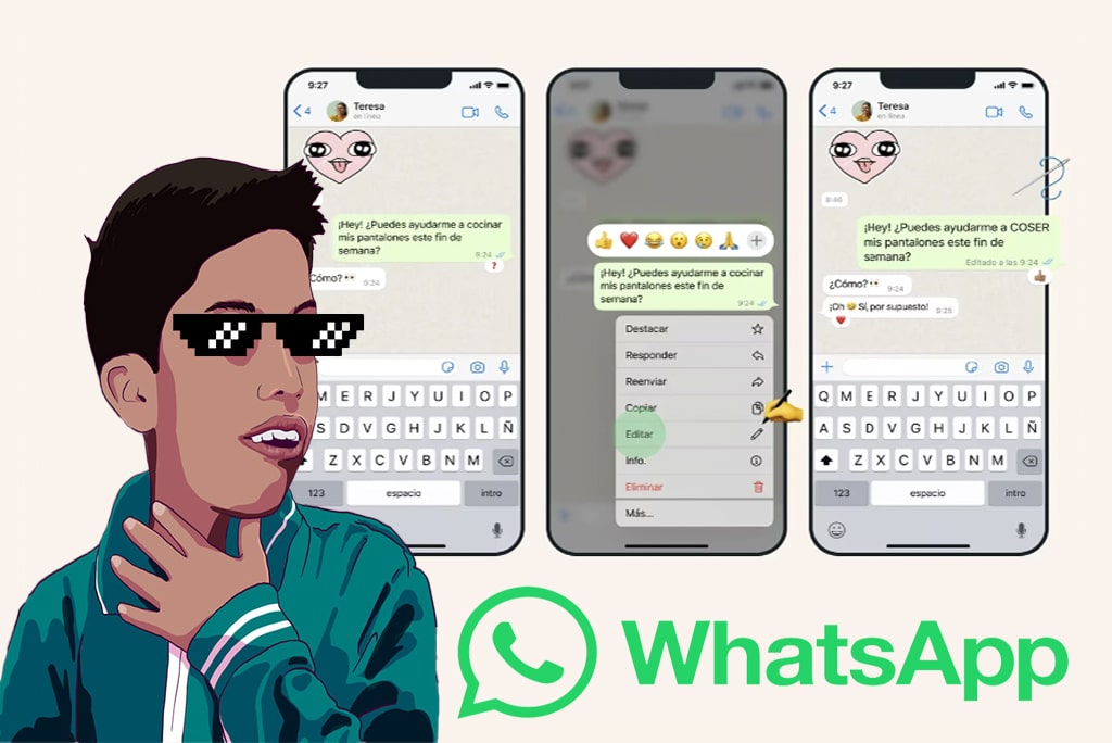 ¡Ya puedes editar mensajes en WhatsApp!