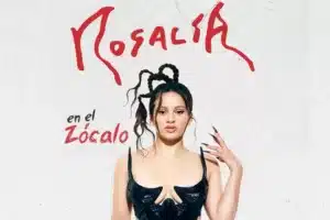 Rosalía en el Zócalo de la CDMX