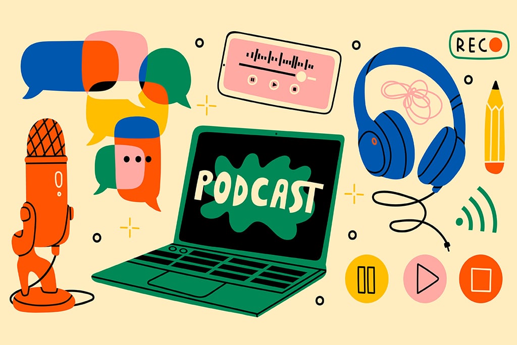 7 cuentas de podcast para estudiantes de preparatoria
