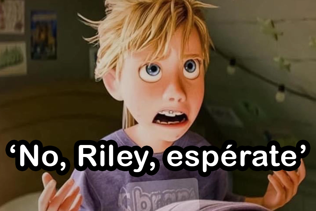 ‘No, Riley, espérate’, versión universitarios