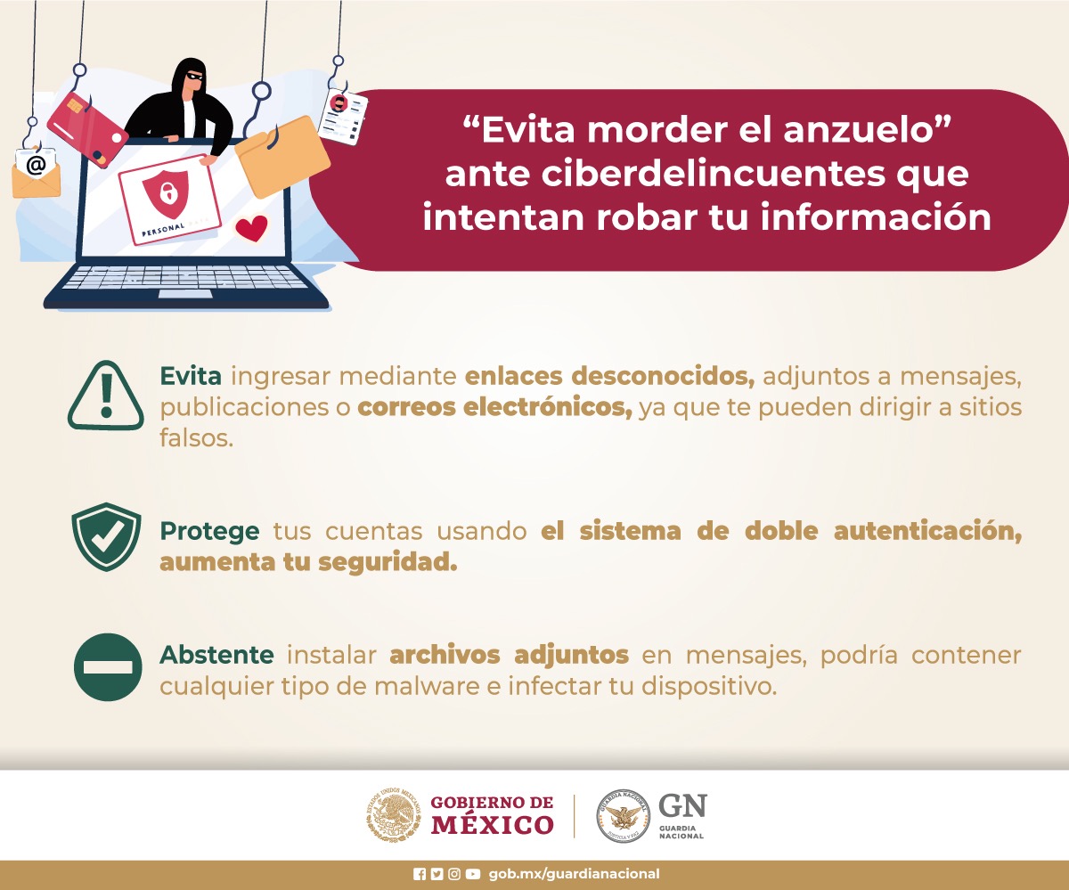 tips para evitar que ciberdelicuentes accedan a tu información personal