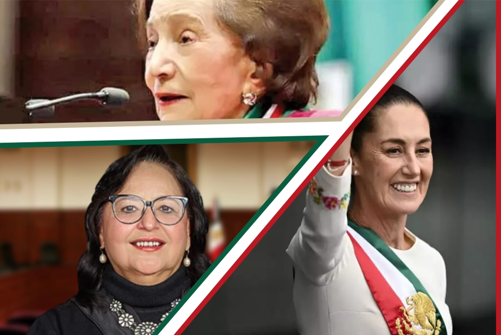 3 Mujeres en los tres máximos poderes de México