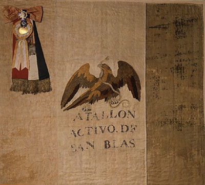 Bandera de México_1847_Batallón de San Blas