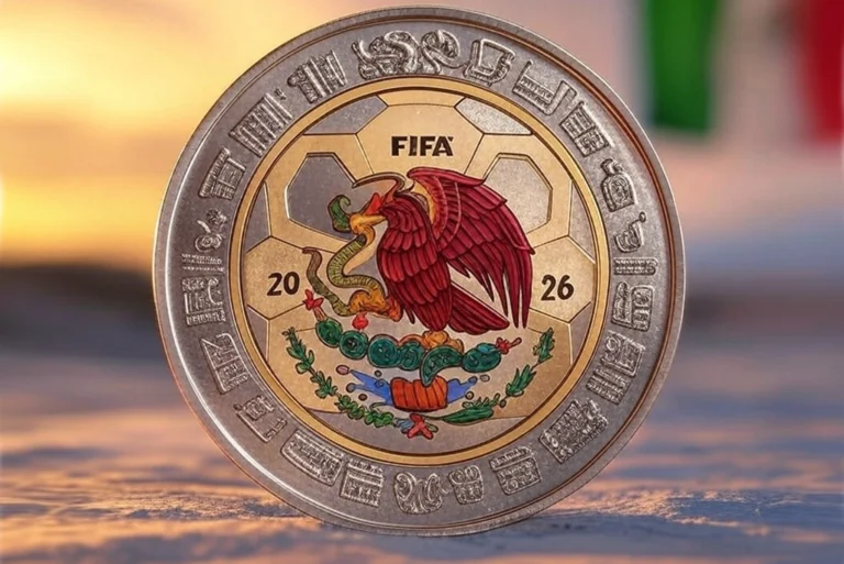 Habra monedas conmemorativas del mundial 2026 en Mexico