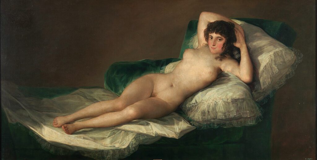 Pinturas-polemicas-historia-del-arte_La Maja Desnuda, de Francisco de Goya