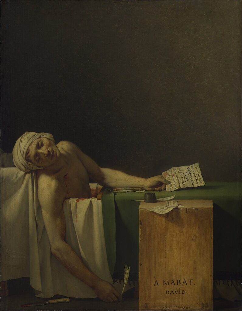 Pinturas-polemicas-historia-del-arte_La Muerte de Marat, de Jacques-Louis David