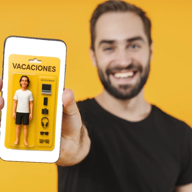 Cómo crear imagen trend de figura coleccionable