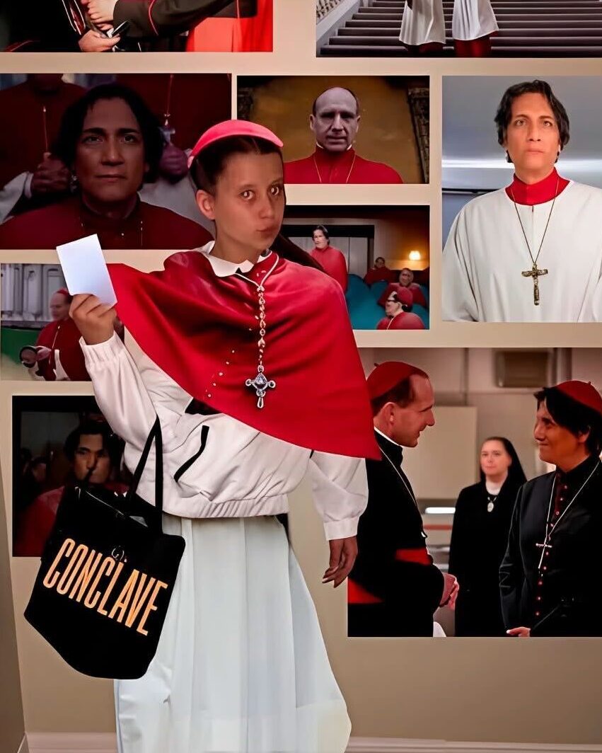 Meme sobre los expertos en el cónclave, aludiendo a cuál fue el más corto.