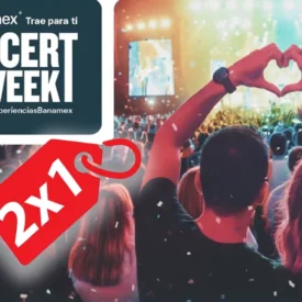 Concert Week 2026: Cuáles son los conciertos que aplican para la promoción 2×1 en México
