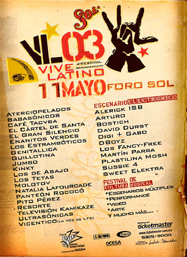 Festival Vive Latino 2003