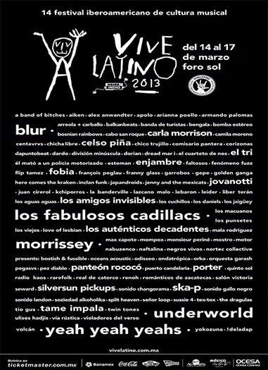 Festival Vive Latino 2013