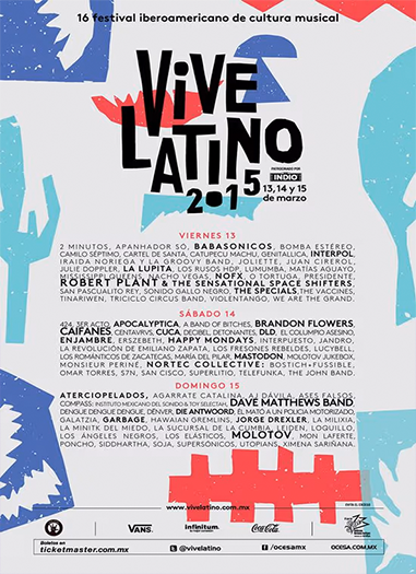 Festival Vive Latino 2015