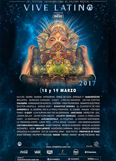 Festival Vive Latino 2017