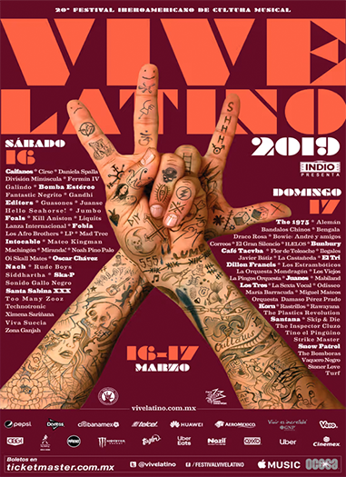 Festival Vive Latino 2019