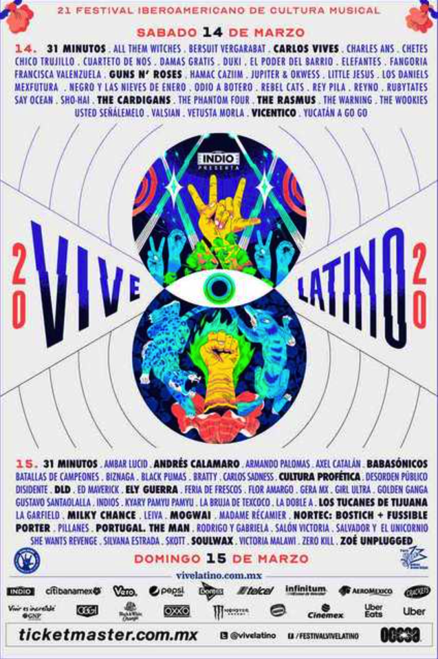 Festival Vive Latino 2020