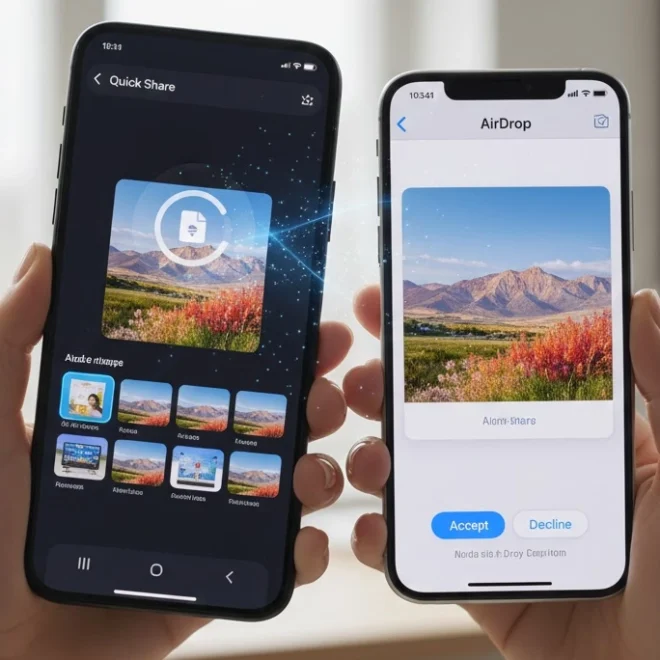 ¡Por fin Android y Apple se entienden! Quick Share se conecta con AirDrop para enviar archivos al instante