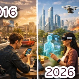 2016 vs 2026: Los cambios en 10 años más impactantes que te llevarán al trend de la nostalgia