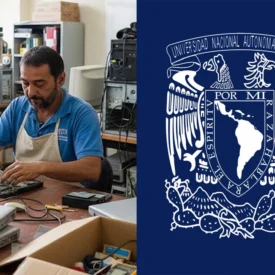 ¿Un maestro que repara computadoras para estudiantes? Conoce al héroe de la UNAM