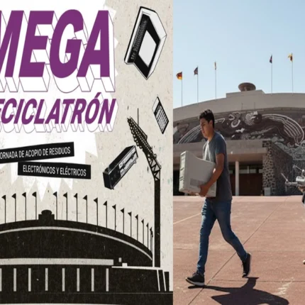 ¡Recicla tus aparatos electrónicos en el Mega Reciclatrón en Ciudad Universitaria!