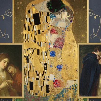 ¿Cuáles son las pinturas románticas famosas que definieron el amor en el arte?