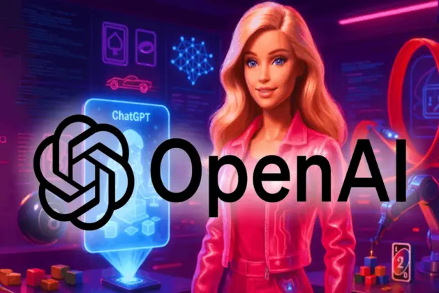 OpenAI y Mattel presentan juguetes con inteligencia artificial: Innovación y diversión en una sola imagen.