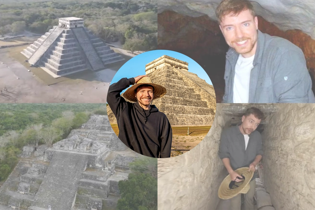 Que revelo Mr. Beast sobre los templos mayas que no sabias