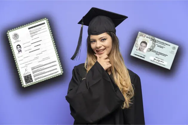 Joven universitaria feliz porque es posible que desaparezca el costo del título y cédula profesional