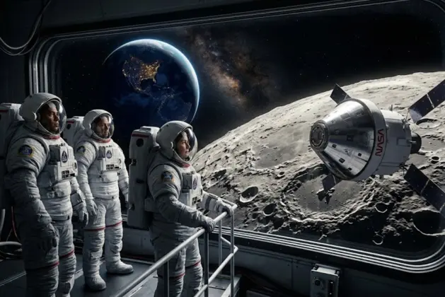 Astronautas de la misión NASA Artemis II durante entrenamiento para el primer viaje tripulado a la Luna en más de 50 añosAstronautas de la misión NASA Artemis II durante entrenamiento para el primer viaje tripulado a la Luna en más de 50 años
