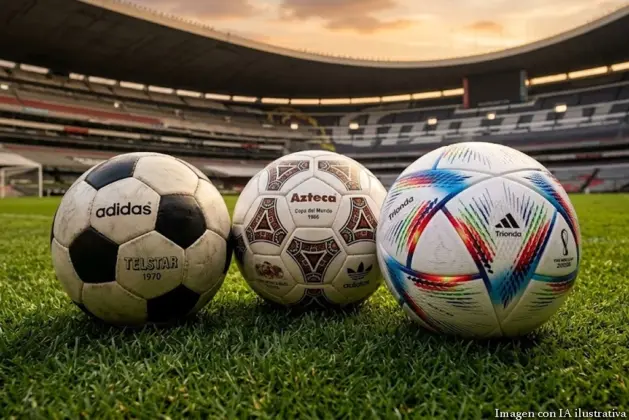 Así son los balones mundialistas donde México ha sido anfitrión