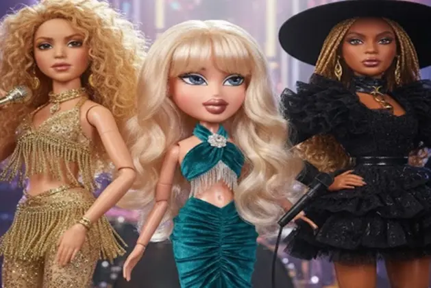 Bratz de Sabrina Carpenter junto a otras famosas cantantes con muñeca propia como Beyoncé y Shakira.