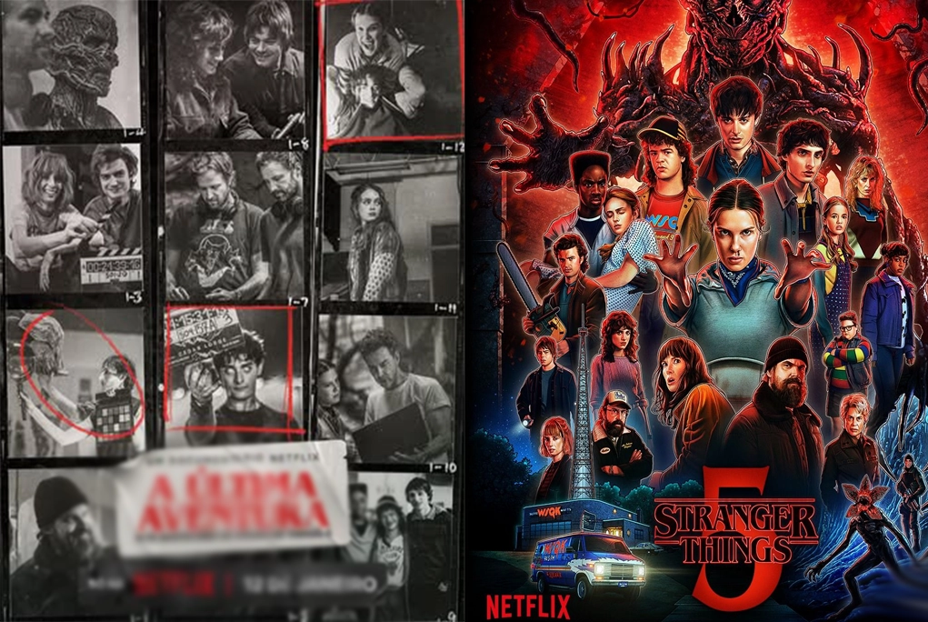 Stranger Things y el Upside Down, representando el rumor sobre un nuevo capítulo de Stranger Things o episodio secreto.