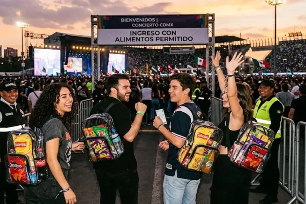 ¿Nueva ley para ingresar con alimentos a los conciertos? Qué llevarías según el género musical