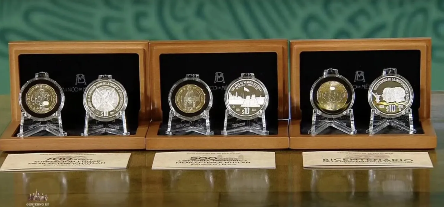 ¿Cuáles son y como conseguir las nueva monedas conmemorativas de México?