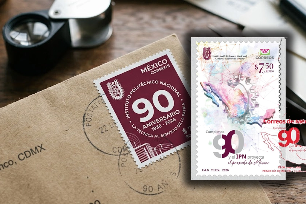El IPN cumplió 90 años y lo celebró a lo grande: con un timbre postal que dará la vuelta al mundo. ¿Dónde lo consigues? ¿Cuánto cuesta? Te contamos todo sobre esta edición limitada que ya es objeto de colección.