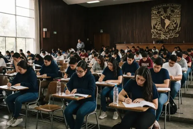 Tabla con los aciertos mínimos examen de control UNAM por carrera y campus, periodo 2021-2025, para aspirantes a licenciatura